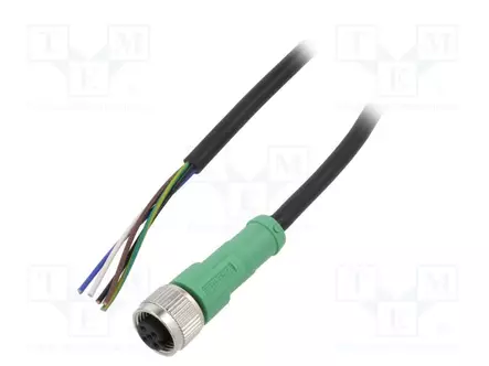 KAAPELI: ANTUREITA/AUTOMATIIKKAA VARTEN - M12 - PIN: 5 - SUORA - 5M - Teollisuus anturikaapelit - 1453889 - 1