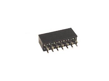 PIIKKIRIMA NAARAS 2-RIVINEN 2 x 7-NAP JAKOVÄLI 2,54mm - Piikkirimaliittimet - CC069 - 1