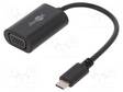ADAPTERI - USB 3.0 - D-SUB 15PIN HD-PISTORASIA,USB C PISTOKE - USB kaapelit ja adapterit - MHL.09 - 1