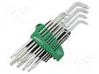 WRENCH: TORX®-SET - SPHERICAL - CHROM-VANADIUM STEEL - 13PCS. - Kuusiokolo- ja TORX avaimet - WIHA.40979 - 1