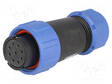 NAARASLIITIN - PIN: 9 - IP68 - SP21 - 7÷12MM - 5A - 500V - WEIPU liittimet - SP2110S9 - 1