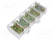 LIITIN: RIVILIITIN - 101A - RUUVI TERMINAALI - HARMAA - 25MM2 - NAVAT: 5 - Riviliittimet - PE.4029 - 1