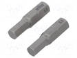 RUUVAUSKÄRKI - KUUSIOKOLO - HEX 5MM - 1/4" - KOK.PIT: 25MM - 2KPL - Ruuvauskärjet - WIHA.25679 - 1