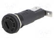 RASIA - 6,3X32MM - 250V - PANEELIASENNETTAVA - MUSTA - UL94V-0 - POLYESTERI - IP68 - Sulakepitimet - FX0419 - 1