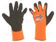 SUOJAKÄSINEET - KOKO: 9,L - ORANSSI - AKRYYLI,LATEX - THERMO - Suojakäsineet - WG-380-L09 - 1