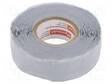 VULKANOITUVA TEIPPI - HARMAA - 25MM - L: 9M - PAKS.: 0,5MM - 300% - Eristysteipit ja -nauhat - PLH-20-25-9 - 1