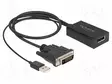 ADAPTERI - DISPLAYPORT 1.2,SINGLE LINK - 0,5M - MUSTA - MUSTA - HDMI, DVI, DisplayPort johdot - DELOCK-63189 - 1