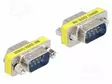 ADAPTERI - D-SUB 9PIN PISTOKE,MOLEMMIN PUOLIN - 1: 1-YHTEYS - Tietokonekaapelit ja -adapterit - DELOCK-65009 - 1