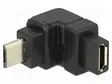 ADAPTERI - USB 2.0 - KULLATTU - LIITTIMEN VÄRI: MUSTA - USB kaapelit ja adapterit - DELOCK-65669 - 1