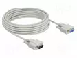 KAAPELI - D-SUB 9PIN RASIA,D-SUB 9PIN PISTOKE BEIGE - Tietokonekaapelit ja -adapterit - DELOCK-82979 - 1