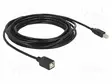 KAAPELI - USB 2.0 - USB B RASIA,USB B PISTOKE - 5M - MUSTA - USB kaapelit ja adapterit - DELOCK-83429 - 1