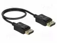KAAPELI - DISPLAYPORT-PISTOKE,MOLEMMIN PUOLIN - DISPLAYPORT 1.4 - HDMI, DVI, DisplayPort johdot - DELOCK-85299 - 1