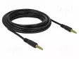 KAAPELI - JACK 3,5MM 5PIN PISTOKE,MOLEMMIN PUOLIN - 5M - MUSTA - Muut audio-videokaapelit - DELOCK-85699 - 1