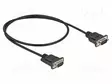 KAAPELI - D-SUB 9PIN PISTOKE,MOLEMMIN PUOLIN - PVC - PIT: 0,5M - Tietokonekaapelit ja -adapterit - DELOCK-87839 - 1