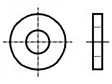 ALUSLEVY - PYÖREÄ - M3 - D=9MM - H=1MM - RUOSTUMATON TERÄS A2 - DIN 7349 - Aluslevyt ja prikat - B3BN13289 - 1