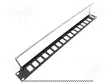 ASENNUSADAPTERI - PATCH PANEL - RACK - RUUVATTU - 29MM - M3 - KORKEUS: 1U - RJ liittimet - CP30159 - 1