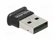 BT SOVITIN - USB A-PISTOKE - USB 2.0 - CHIPSET BROADCOM - MUSTA - Tietokonetarvikkeet - muut - DELOCK-61889 - 1