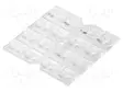 LED-LINSSI - NELIÖMAINEN - PLEXIGLASS PMMA - LÄPINÄKYVÄ - H: 4,4MM - Linssit LEDeille - C16959 - 2