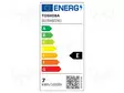 LED LAMPPU - LÄMMIN VALKOINEN - E27 - 230VAC - 806LM - 7W - 270° - 2700K - LED lamput - 4711112384389 - 1