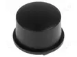 NÄPPÄIN - 5G - PYÖREÄ - MUSTA - Ø12MM - H: 6,7MM - TACT mikrokytkimet - MEC1US09 - 1