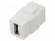 USB SOVITIN - KEYSTONE - USB A RASIA,MOLEMMIN PUOLIN - USB 2.0 - Tietokonetarvikkeet - muut - GOOBAY-79909 - 2