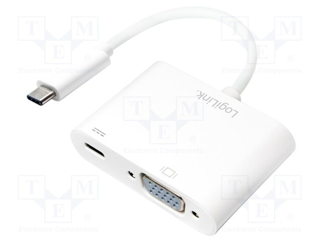 ADAPTERI - USB 3.0 - 140MM - VALKOINEN - STANDARDI: POWER DELIVERY - USB kaapelit ja adapterit - UA0259 - 1
