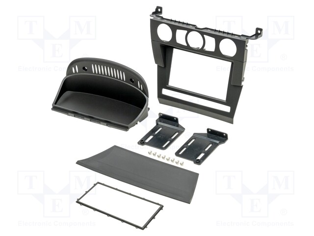 AUTORADION KEHYS - BMW - 2 DIN - MUSTA - Kehykset autoradioille - RAM-40.829 - 1