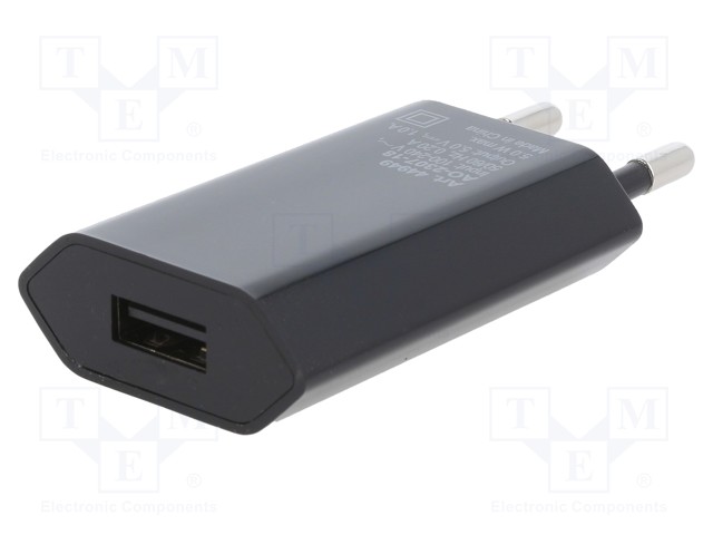 VIRTALÄHDE: IMPULSSI - VERKKOMUUNTAJA,PISTOKE - 5VDC - 5W - LÄHTÖ: USB - Pistorasiamuuntajat - ZSI-44949 - 1