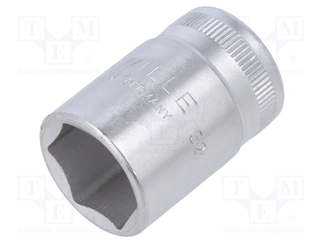 HYLSY - 6-KULMA,HYLSY-HEX 19MM - 1/2" - 38MM - KROMATTU TERÄS - Hylsyavaimet - ST-3030019 - 1