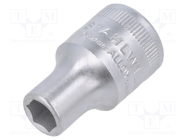 HYLSY - 6-KULMA,HYLSY-HEX 9MM - 1/2" - 38MM - KROMATTU TERÄS - Hylsyavaimet - ST-3030009 - 1