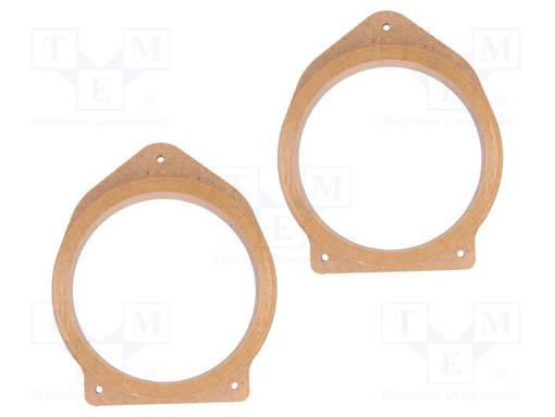 KAIUTTIMEN KOROKERENGAS - MDF - 165MM - OPEL - KYLLÄSTETTY,MAALATTU - 2KPL - Kaiuttimen MDF soviterenkaat - MDF-D.49 - 1