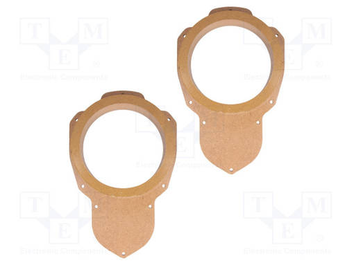 KAIUTTIMEN KOROKERENGAS - MDF - 165MM - VW - KYLLÄSTETTY,MAALATTU - 2KPL - Kaiuttimen MDF soviterenkaat  - MDF-D.79 - 1