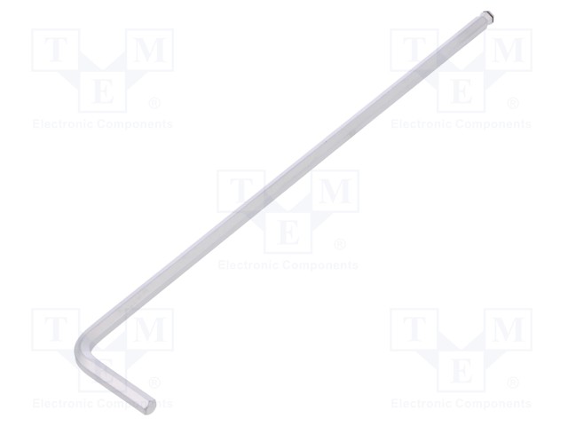 WRENCH: HEX KEY - SPHERICAL - HEX 3MM - OVERALL LEN: 128MM - Kuusiokolo- ja TORX avaimet - WIHA.20549 - 1