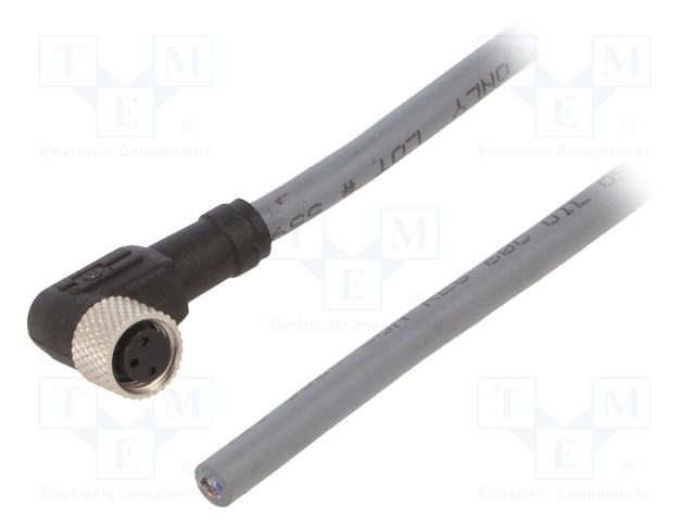 KAAPELI: ANTUREITA/AUTOMATIIKKAA VARTEN - M8 - PIN: 3 - KULMA - Teollisuus anturikaapelit - GW0300100-SL359 - 1