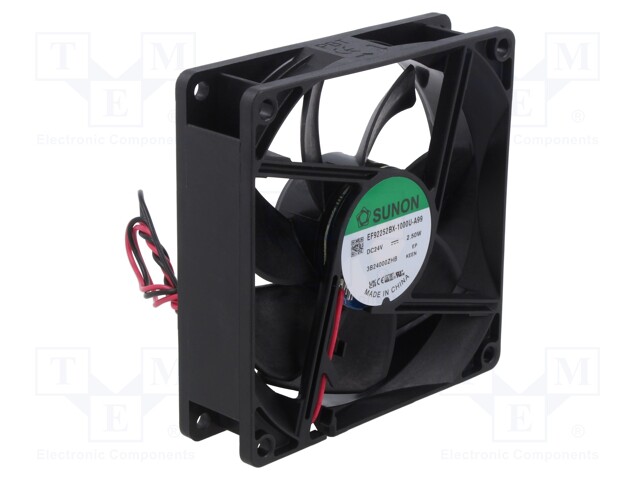 LAITETUULETIN - DC - 24VDC - 92X92X25MM - 93,24M3/H - 40,3DBA - DC 24V tuulettimet - EF92252BX-A99 - 1