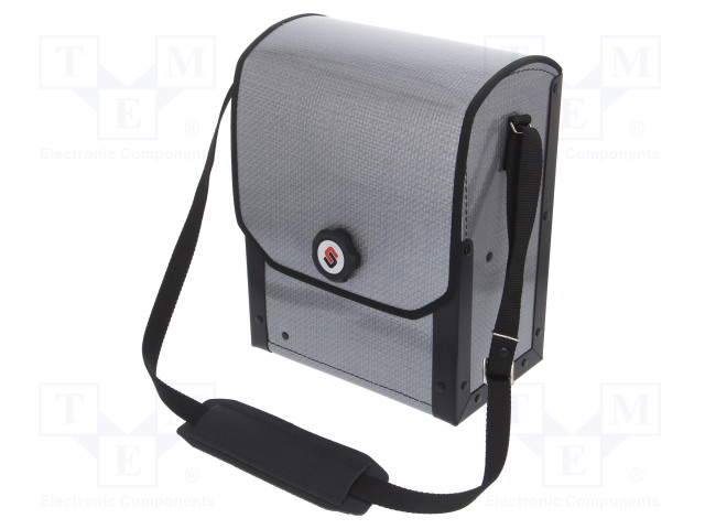 LAUKKU - TYÖKALU-HOPEA - MUOVI,LASIKUITU - PARACURV - 260X140X300MM - Työkalulaukut ja säilytyslokerot - PAR-30260399 - 1