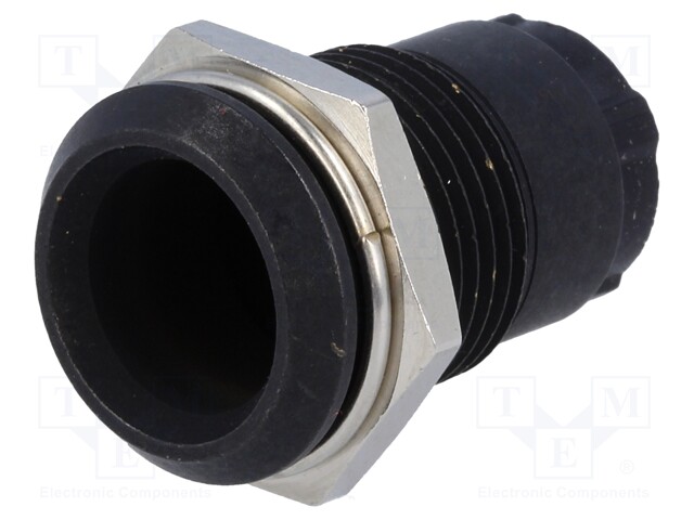 LED-PIDIKE - 10MM - METALLI - KOVERA - MUOVIKYTKIMEN HATTU MUSTA - LEDkaulukset - SMD1149 - 1