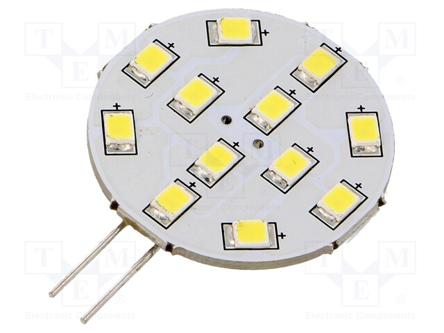 LED LAMPPU - KYLMÄVALKOINEN - G4 - 12VDC - 12VAC - 190LM - P: 2W - 140° - LED lamput - GOOBAY-30589 - 1