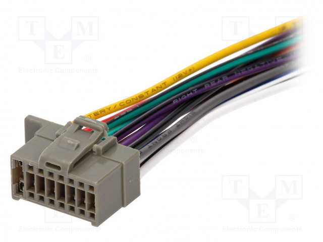 LIITIN - VARUSTETTU JOHDOILLA - PANASONIC - PIN: 16 - Radiopaneelien liittimet - ZRS-129 - 1