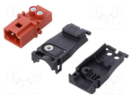 AC LIITIN-RUUVI TERMINAALI - UROS - EPN2 - 16A - 250VAC - PIN: 2 - AC liittimet ja rungot - EPN0029 - 1