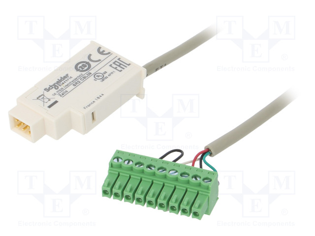 LIITÄNTÄKAAPELI - ZELIO LOGIC - -10÷55°C - COMPACT,MODULAR - 2,5M - Ohjelmoitavat releet - SR2CBL09 - 1