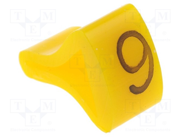 MERKIT - MERKINTÄ: 9 - 15÷20MM - H: 25MM - A: 16MM - -30÷100°C - L: 5MM - Kaapeleiden merkintä - MZ-59 - 1