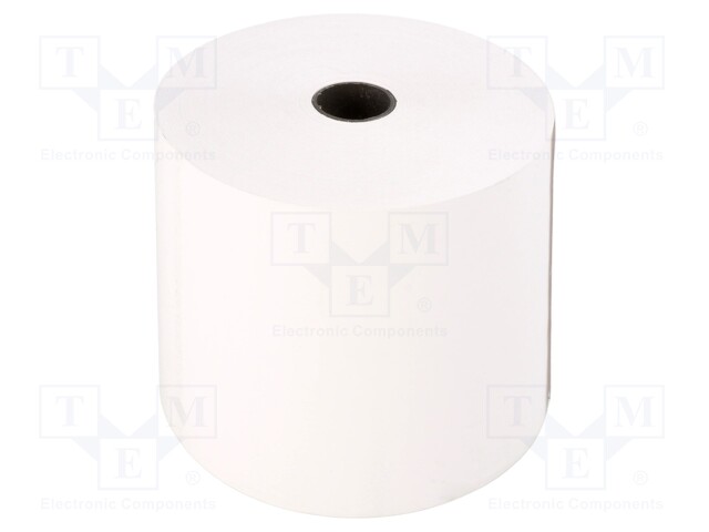 OFFICE SUPPLIES: THERMAL ROLL - VALKOINEN - W: 80MM - L: Ø: 80MM - 10RL. - Toimistotarvikkeet - QOLTEC-51889 - 1