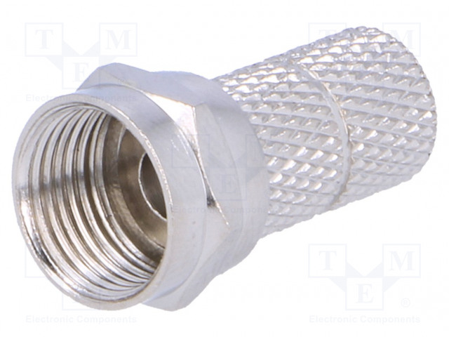 LIITIN: F - PISTOKE - UROS - KIERTOLUKITTAVA (TWIS- ON) - JOHTOON - F liittimet - FC-001RG59 - 1