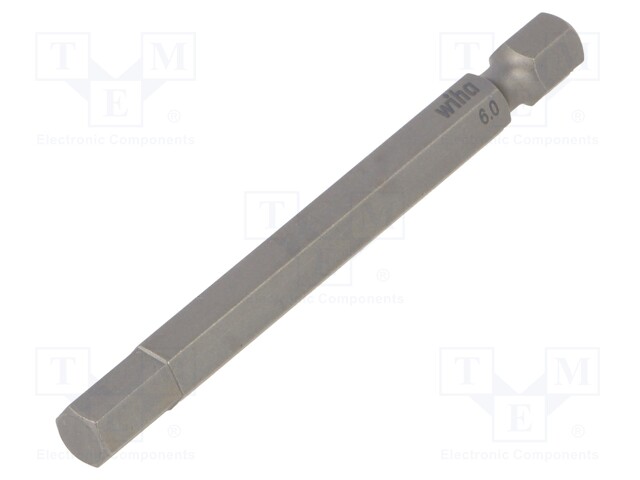 RUUVAUSKÄRKI - KUUSIOKOLO - HEX 6MM - 1/4" - KOK.PIT: 70MM - Ruuvauskärjet - WIHA.34559 - 1