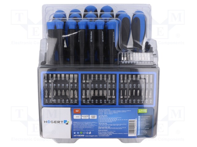 SCREWDRIVER: UNIVERSAL-SET - 114PCS. - Ruuvimeisselit ja sarjat - HT1S099 - 1