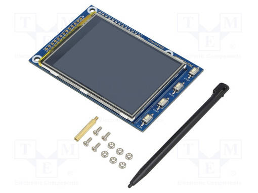 TFT NÄYTTÖ - 2,8" - 320X240 - VALAISTUS: LED - 85,01X56,44MM - 3,3÷5VDC - Älykkäät näytöt - WSH-12219 - 1