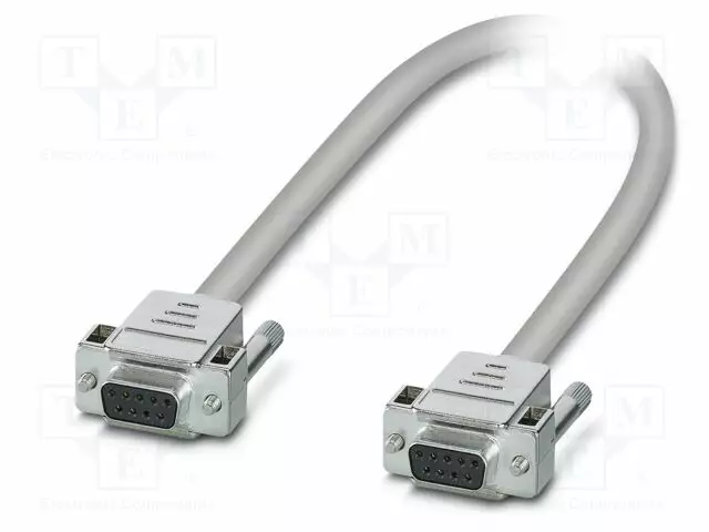 KAAPELI - D-SUB 9PIN RASIA,MOLEMMIN PUOLIN - PVC - PIT: 3M - HARMAA - Tietokonekaapelit ja -adapterit - 1066589 - 1