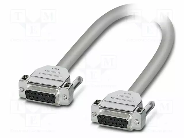KAAPELI - D-SUB 15PIN PISTORASIA,MOLEMMIN PUOLIN - PVC - PIT: 3M - Tietokonekaapelit ja -adapterit - 1066599 - 1