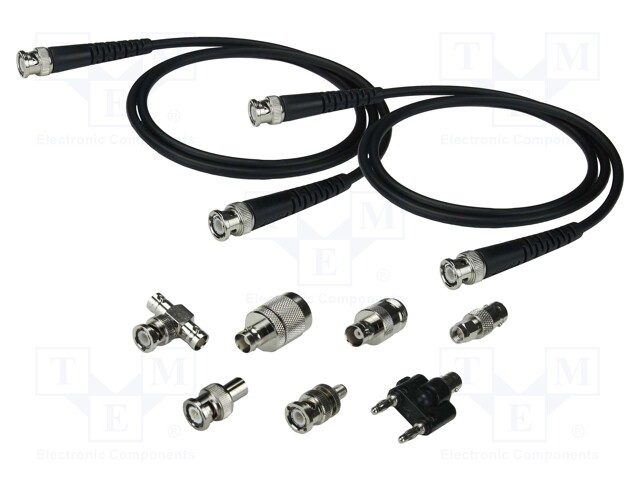 KAAPELI- JA ADAPTERISARJA - ADAPTERI X7,MITTAUSJOHDOT X2 - 50OHM - Mittausjohdot - CT3739 - 1